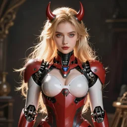 devil girl robot, ue5