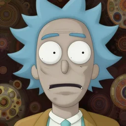 detailed realistic rick sanchez face portrait by jean delville, gustave dore, iris van herpen and marco mazzoni, art forms of nature by ernst haeckel, art nouveau, symbolist, visionary, gothic, neo - gothic, pre - raphaelite, fractal lace, intricate alien botanicals, ai biodiversity, surreality, hyperdetailed ultrasharp octane render