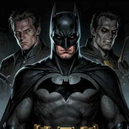 a detailed eerie digital portrait of batman, by james gurney, greg rutkowski, by craig mullins