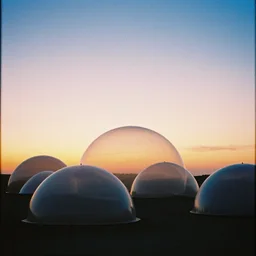 postexotic biodomes of junglia, album art, film, gradient, sharp