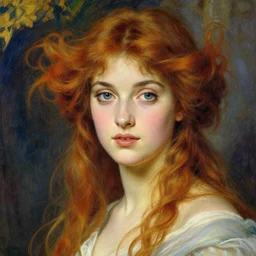 Goddess. Extremely high detail, details, realistic, masterpiece, colorful. Portrait painting by Arthur Rackham, Eugene de Blaas, Frederic Leighton