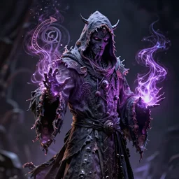 a necromancer pulsing with necrotic energy, art by lucas graciano, power auras, sigils, tattered cloth robes, substance 3 d painter, pbr textures, physical based rendering, cinematic, hyper realism, high detail, octane render, unreal engine, 8 k, smooth gradients, high contrast, depth of field, aperture f 2. 8