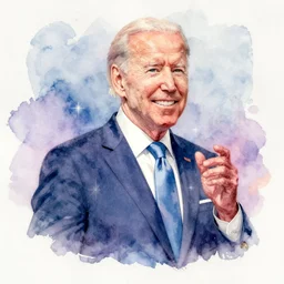 joe biden in the tale of princess kaguya ( 2 0 1 3 ), beautiful, bright, wholesome, watercolor