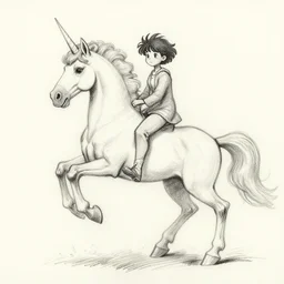 unicorn sketch by george stubbs, skottie young, hikari shimoda