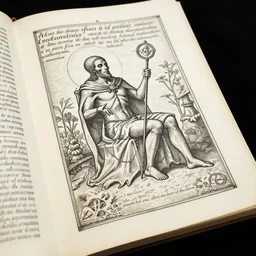 a full page scan of detailed vintage illustrated drawing of how to raise the dead, handwritten, intricate writing, satanic, evil, grimoire page, necronomicon style