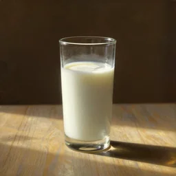 still life closeup of a glass of milk hit by early morning sunlight on the table art by anders zorn, wonderful masterpiece by greg rutkowski, beautiful cinematic light, american romanticism thomas lawrence, greg rutkowski rule of thirds, golden ratio global illumination caustics subsurface scattering