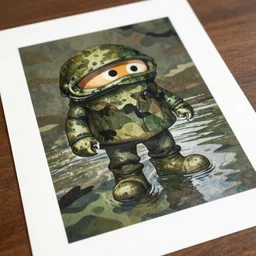 swamp toonami reflections camouflage printmaking richter photographic