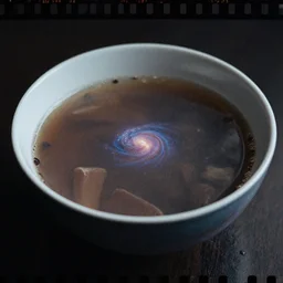 the universe as a bowl of soup, 35mm film