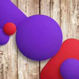 abstract beautiful bright background, card templmate, 3 d purple and red shapes, old rustic wood texture wallpaper, adobe illuatrator, multicolor, 3 d shapes, trending behance, metro scheme, poster by wlop, tooth wu, greg rutkowski, beeple