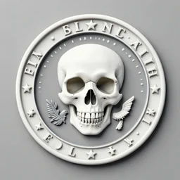 presidential seal of a skull