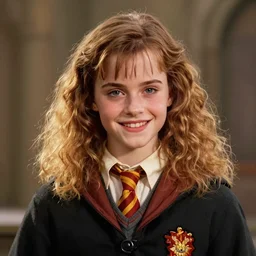 painting. [ young ] emma watson as hermione granger 2 0 0 4. prisoner of azkaban. cheerful. happy. art by william adolphe bouguereau. during golden hour. extremely detailed. beautiful. 4 k. award winning.