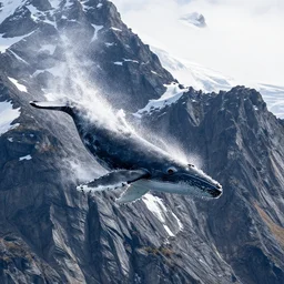 a whale sliding down mt chiliad
