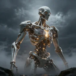 fantasy art, parametric architecture, jeanne gang, exoskeleton, octane render, hyper - detailed render, 8 k, cinema 4 d, unreal engine, caustics, glowing, back - lit, moody, fog, stormy, revo