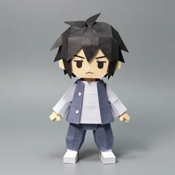 a paper model of wiz from konosuba, paper modeling art.