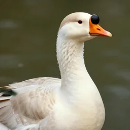 gorgeous goose portrait, digital art, trending on artstation