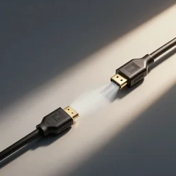 milk spraying out of hdmi cable