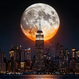 The result of New York City 100 years after the moon exploded