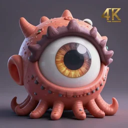 3d render of eye of Cthulhu terraria 4k