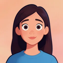 portrait of a girl defining neuroplasticity by disney concept artists, blunt borders, rule of thirds, vibrant colors, eyes!!!