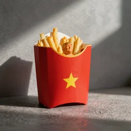 donald trump happy meal toy