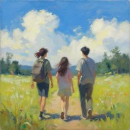 an painting that make people want to follow me