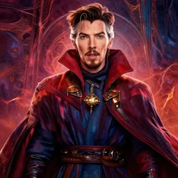 margot robbie as doctor strange, beautiful eyes, realistic face, full body, fantasy art, in the style of artgerm, illustration, epic, fantasy, intricate, hyper detailed, artstation, concept art, smooth, sharp focus, ray tracing, vibrant, artgerm, award winning art