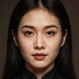 yanjun cheng portrait of a beautiful vietnamese woman, intricate, detailed, symmetric face, by wlop and karol bak and bouguereau