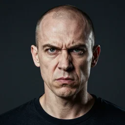 portrait of the invisible man, angry look, dark background, studio light, hdr, canon eos r 3, f / 1. 4, iso 2 0 0, 1 / 1 6 0 s, 8 k, raw, unedited, symmetrical balance, in - frame