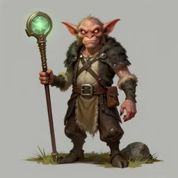 a hobgoblin , concept character, full body, rpg illustration