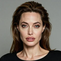 portrait of Angelina Jolie in the style of Artgerm