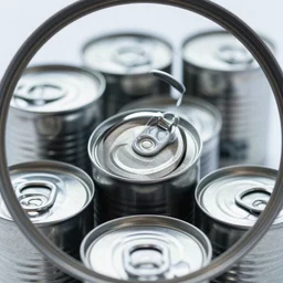 tin can, abstract photo, 4 k hd