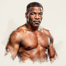 Mike Tyson, matte painting by Mike Winkelmann, featured in artstation, octane render, cinematic, elegant, intricate, 8k, HDR