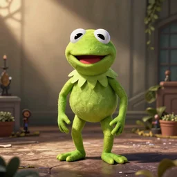 kermit the frog in the video game'among us''