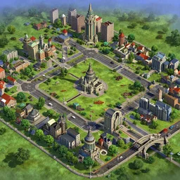 Stormwind City in Sim City 2000