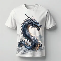 t - shirt design of a dragon