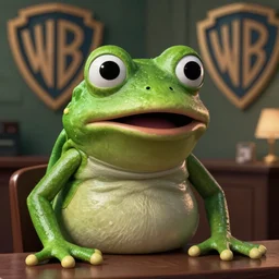 dramatic pepe frog in the frame of a cult thriller film, high quality, hd, 4 k, cinematic, a 4, warner, hbo, cinema frame, screenshot
