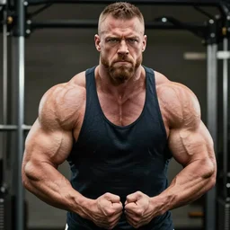 kevin hart as a bodybuilder, photorealistic