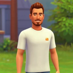 tim allen as a sims 3 character