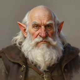 a detailed portrait of an old dwarf with a white beard, by justin gerard and greg rutkowski, digital art, realistic painting, dnd, character design, trending on artstation