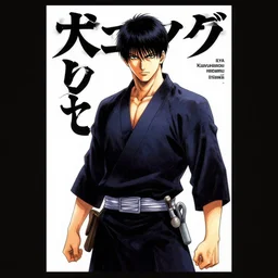 professionally drawn seinen mature cyberpunk detective horror action manga comic cover about samurai, full color, beautifully drawn coherent professional, drawn by ilya kuvshinov, ilya kuvshinov, and hiromu arakawa and tsutomu nihei. japanese script kanji hiragana on the cover. simplistic minimalist cover art. stylized stylistic.
