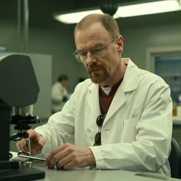 paul dano in meth lab, breaking bad, film still