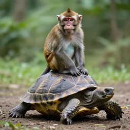 nature photograph of a monkey sitting on the back of a turtle. turtle. turtle. national geographic