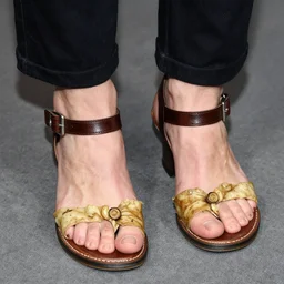 ringo starr's pedicured toes look like wilted turnips in sandals