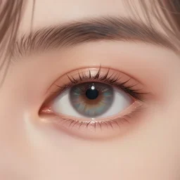 a close up of a beautiful female eye by ilya kuvshinov and zeronis, digital art, trending on pixiv fanbox