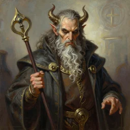 a super detailed illustration portrait painting of a evil alchemist, epic character art, volumetric lighting, art by tim hildebrandt, gerald brom, frank frazetta