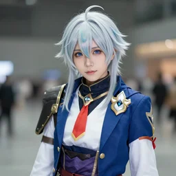 portrait photo still of rimuru tempest, 8 k, 8 5 mm f 1. 8