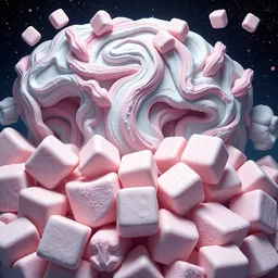 sea candy marshmallows by _ beeple, artgerm, _ aaron _ horkey _ amanda _ sage _ bauhaus, salvador dali, _ bernie _ wrightson _ bruce pennington _ frank _ stella _ anne _ stokes _ alena _ aenami _ angus _ mckie, alex grey, akira toriyama, arthur adams, andre masson, brian despain. abstract, artstation, design 4 k, native, hd,