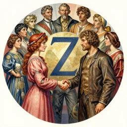 the circle complete, greek symbol zeta, diversity team, hairy, anna, european, handshake, highly detailed, digital painting, watercolor, soviet realism, engraving, artstation, concept art, smooth, sharp focus, vivid grunge, manga, illustration, unreal engine 5, 8 k, art by bilibin and kuvshinov and malevich and mucha