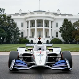 indycar in front of the white house