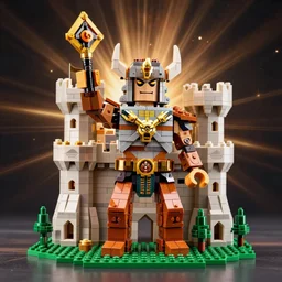 castle greyskull from he - man made out of legos